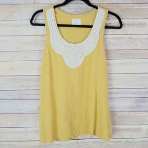 Pins & Needles Anthropologie Women’s Size L Mustar